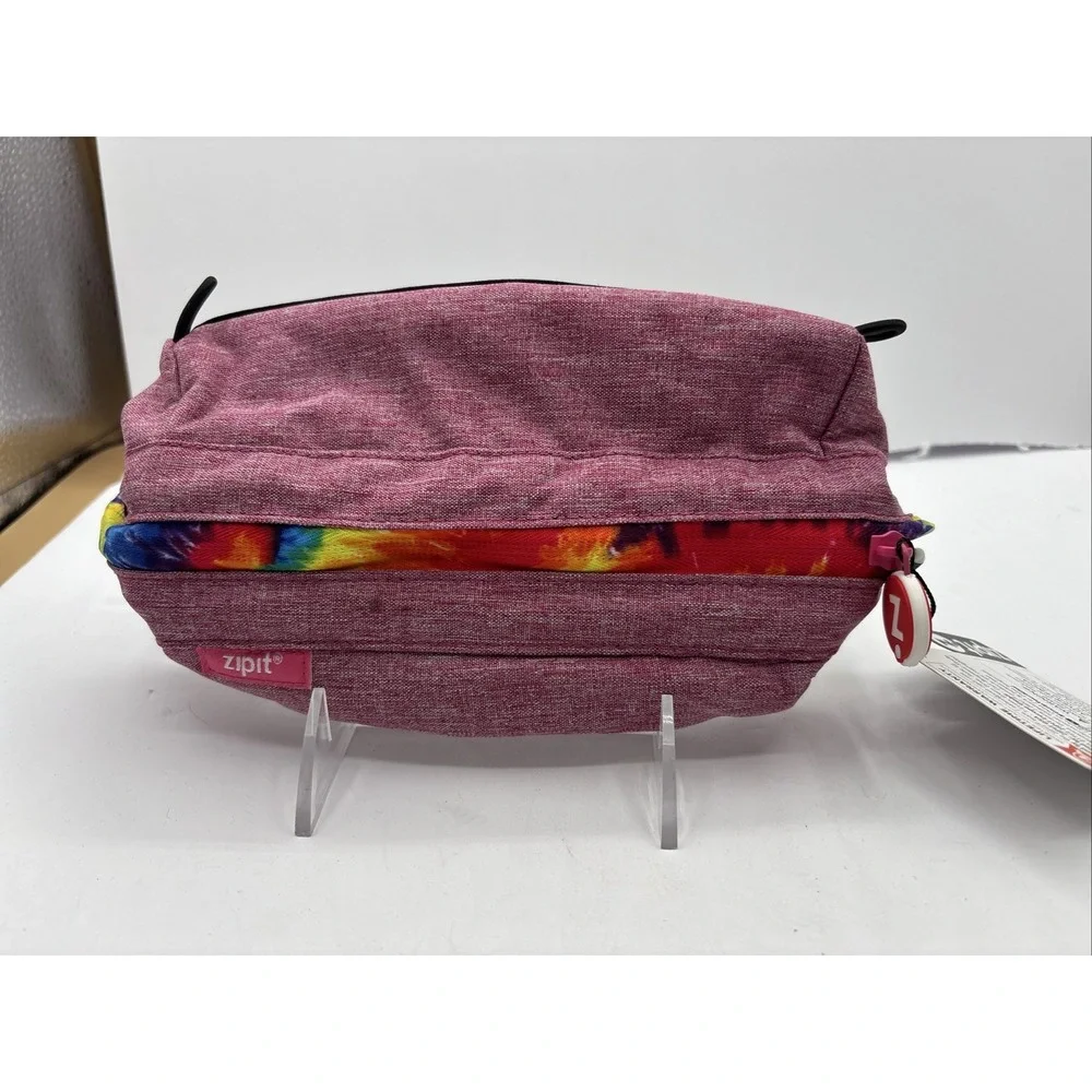 ZipIt Express Your Case Lenny Pencil Case Black Red Multicolor NEW